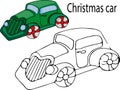 Coloring pages for kids .Transport.Racing car.Classic.